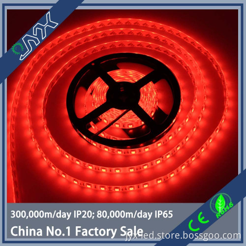 Good price indoor stairway lighting 300leds 14.4wperm 12v double copper pcb Red color high power led 5050 smd strip ribbon light